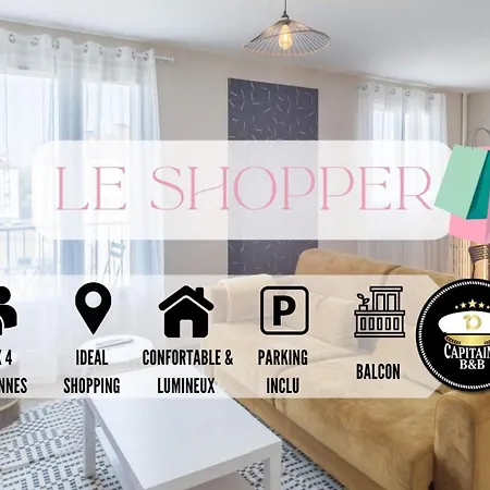 Le Shopper - Confortable Et Lumineux - Parking